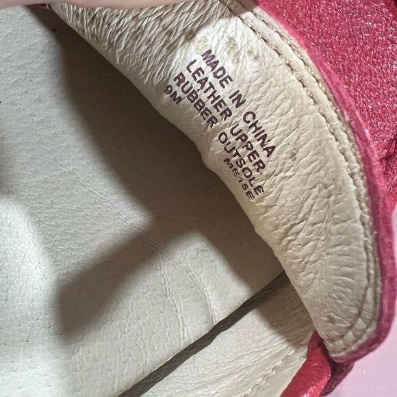 Michael Kors Hamilton Red Leather Moccasins Loafers - Picture 5 of 5